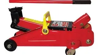 Подкатной гидравлический домкрат Intertool. Обзор и работа. Hydraulic jack Intertool. Review.