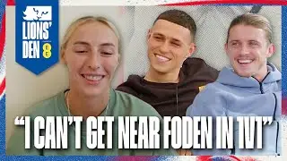 Foden and Gallagher on North v South, Fishing & Chloe Kelly Joins! Ep.7 | Lions Den Connected By EE