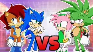 COUPLES CONFRONTATION! - Sonic, Amy, Sally, Manic, Shadow and more Q&A - LIVE