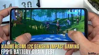 Xiaomi Redmi 12C Genshin Impact Gaming test | Helio G85, 4GB RAM