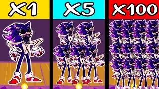 FNF Character Test | A Lot Of Red Sonic | Gameplay vs Playground