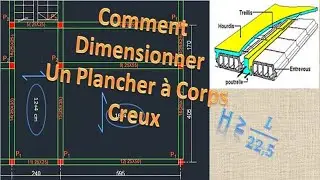 Comment Dimensionner des  Planchers à Corps creux ? Cours de Béton Armé, Génie Civil