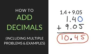 How to Add Decimals | 6th Grade | Mathcation.com