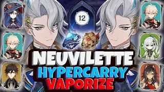 C0 Neuvillette Hypercarry & Vaporize Spiral Abyss 4.0