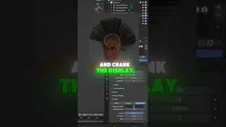 Making a dreadhead in blender3D