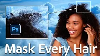 The Single Best Way to Mask Hair in Photoshop!