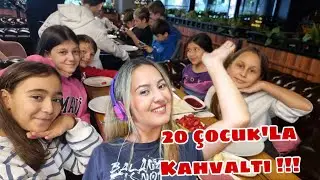 20 ÇOCUKLA KAFE'YE GİTTİM !!