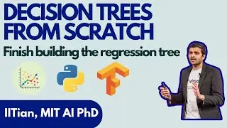 Finish building the regression tree