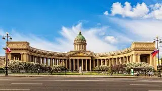 Walk through different places of St. Petersburg. Kazan and Saint Isaac's Cathedral (2024.05.23)