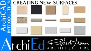 ArchiCAD Surfaces - Creating new surfaces