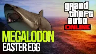 GTA 5: MEGALODON EASTER EGG - GIANT SHARK! GTA V EASTER EGG