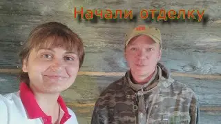 Куда пропала картошка?\\ Начали отделку стен.