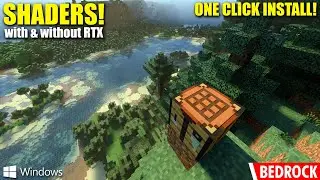 How To Install SHADERS on Minecraft Bedrock Windows Edition