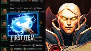 UNUSUAL DROP GOLD EFFECT!! BZM INVOKER IS DOMINATING | Dota 2 Invoker