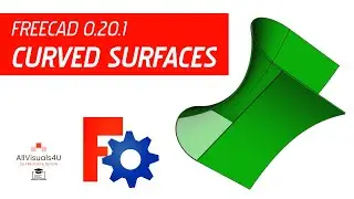 🧩 FreeCAD Curve Tutorial - Curved Surface - FreeCAD Surface Workbench - FreeCAD Workbenches