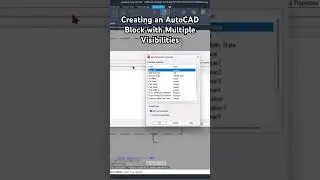 Creating an AutoCAD Block with Multiple Visibilities