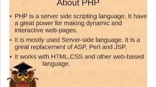 1.0 About PHP and How to Install PHP, Apache and MySQL