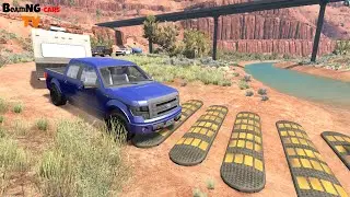 Cars vs Massive Speed Bumps #16 - BeamNG.drive | BeamNG-Cars TV