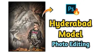 Hyderabad Model Photo Editing in PSCC || hyderabad model photo editing in Telugu in mobile