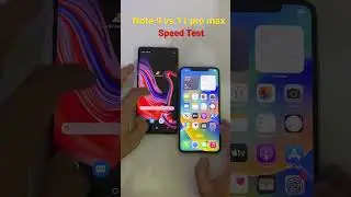 Samsung Note 9 vs Iphone 11 pro max /Speed Test 