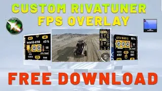 MSI Afterburner On-screen Display 2024 (RTSS Overlay) Custom FPS overlay
