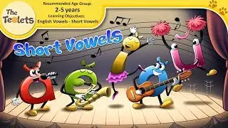 Short Vowel Sounds for Preschoolers I AEIOU I Vowels Song I Super Phonics I Baby Shark I The Teolets