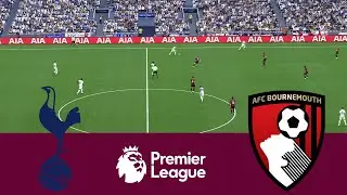 Tottenham Hotspur 3 vs 1 Bournemouth Match Highlights - Video Game Simulation PES 2021