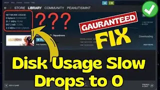 Steam disk usage slow or drops to 0 fix