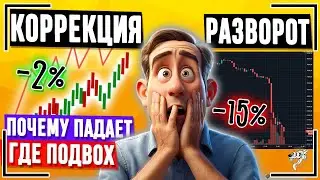 Почему падает рынок и не может расти ВЕЧНО? Коррекция или разворот - КАК определить?