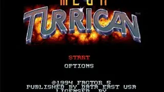 MEGA TURRICAN ПРОХОЖДЕНИЯ (SEGA MEGA DRIVE,GENESIS)