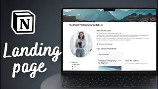 How to Build Your Digital Product Landing Page with Notion?  | No-code & Easy Website