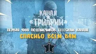 Первая Тысяча подписчиков в Telegram канале