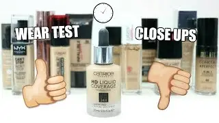 Catrice HD Liquid Coverage Foundation || Wear Test & Review || Best Drugstore Foundation Series