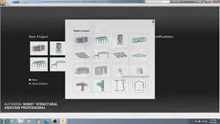 01. Autodesk Robot Structural Analysis professional Tutorials | Starting a  New project