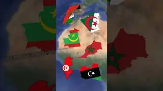 What if the Maghreb Countries United? 🇲🇦 🇩🇿 🇹🇳 #shorts