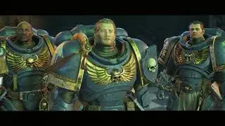 Space Marine 2 - Mission 6 En Route To Demerium: Acheran "Aurora" Briefing "Holy Terra" Cutscene