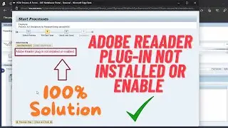 adobe reader plugin not installed or enabled. 100% solution