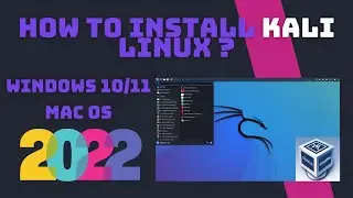 How to Install Kali Linux in Windows 10/11 2022.