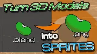 How to Make 2D Sprites with 3D Models in Blender