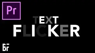 Awesome Text Flicker Effect in Premiere Pro 2019 (+ Free Download Template)