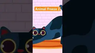 Animal freeze Song for Preschoolers! #shorts