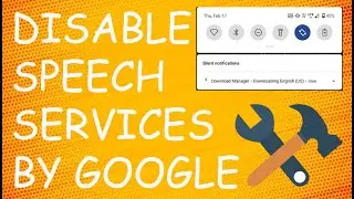 Disable Speech Services by Google Downloading English Update Waiting For Network Connection