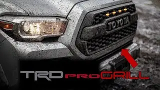 INSTALLING THE TRD PRO GRILL ON THE SR5 TOYOTA TACOMA!!!