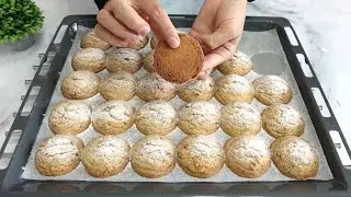 PRATİK CEVİZLİ 5 DAKİKA KURABİYESİ 😋 ÇOK BEĞENİLEN KURABİYE TARİFİ 😍 Kurabiye Tarifleri