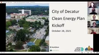 Decatur Clean Energy Plan Kickoff Meeting