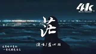 藍心羽 - 茫『我試著把孤獨藏進耳機，像得了怪病 怎麽還不清醒。』【高音質|動態歌詞Lyrics】♫