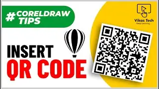 How to insert QR Code in CorelDraw?