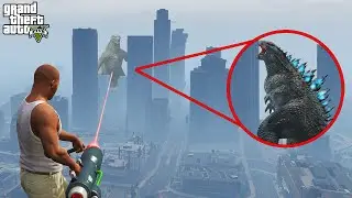 I Found Godzilla on GTA 5 (Grand Theft Auto V)