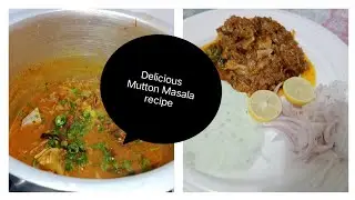Mutton Masala Recipe|| Delicious Mutton|| Easy recipe😎