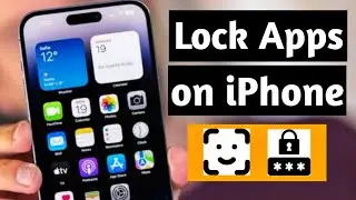 iPhone App Lock iOS 17 : How to Lock Apps on iPhone iOS 17! 🔐